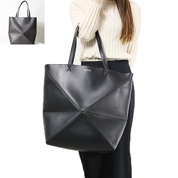 本日までの特別価格♡LOEWE パズル トートバッグ ペールグレー×ダークグレー Puzzle（LOEWE） LOEWE ロエベ PUZZLE TOTE LARGE トートバッグ パズル