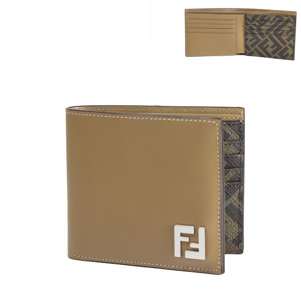 FENDI（フェンディ） 折りたたみ財布 ミニ財布 カードケース 名刺入れ