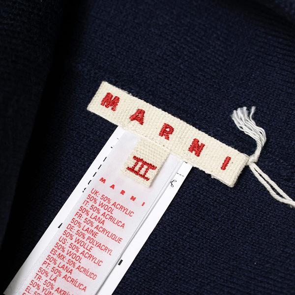 MARNI（マルニ） Logo Beanie ニット帽 ビーニー ロゴ 帽子 防寒
