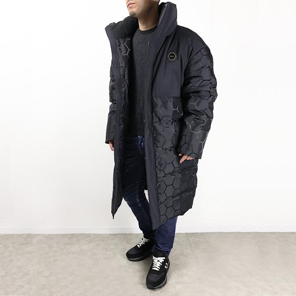 BALR ボーラー Dante Jacquard Long Puffer B ダウンコート ダウン 