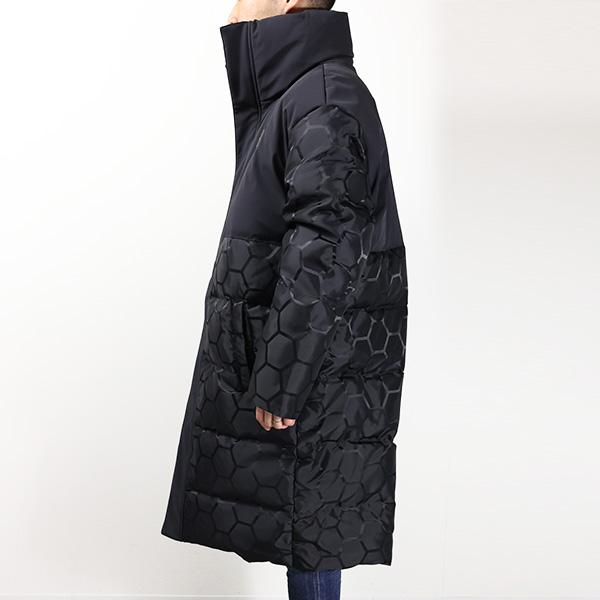 BALR. フード付きロングダウンコート M BALR.（ボーラー） BALR Dante Jacquard Long Puffer B ダウンコート