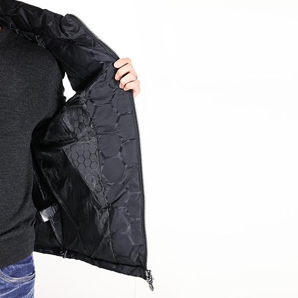 BALR ダウンベスト M ブラック ボーラー BALR.（ボーラー） BALR Miles Straight Jacquard Bodywarmer ダウン