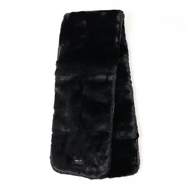 UGG アグ FAUX FUR PULL THROUGH SCARF ブラック UGG Women's Faux Fur Pull Through Scarf – Saint Bernard
