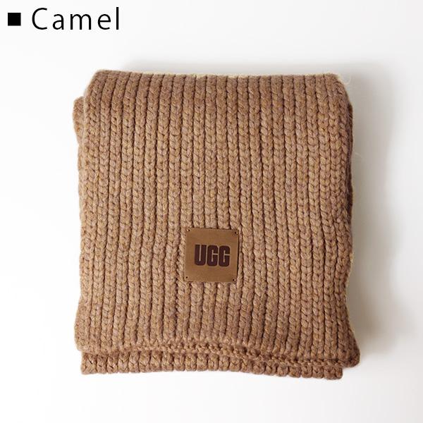 UGG（アグ） W CHUNKY RIB KNIT SCARF チャンキーリブニットスカーフ