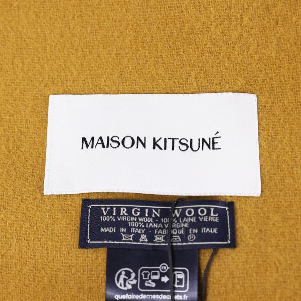 Maison Kitsune メゾンキツネ フォックスヘッドパッチスカーフ マフラー 防寒 LW06201 WA0018_5