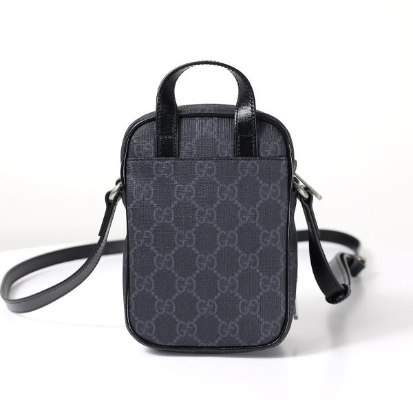 GUCCI グッチ GG ショルダーバッグ ハンドバッグ クロスボディバッグ レザー ブラック メンズ 672952 92TCN 1000｜lag-onlinestore｜03