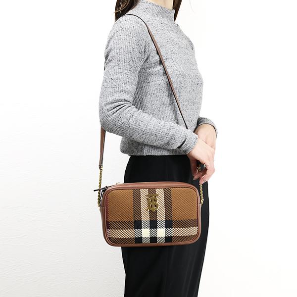 (鍵付き)バーバリーの旅行用バッグ BURBERRY Burberry バーバリー CHECK SMALL LOLACAMERA BAG