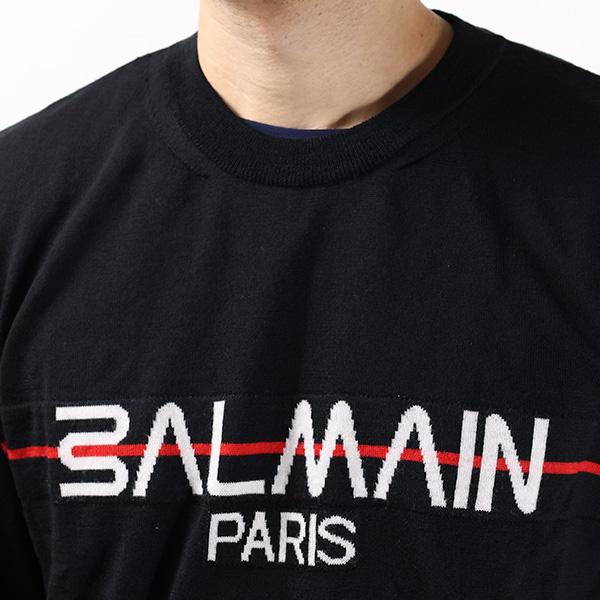 BALMAIN（バルマン） Logo Sweather YH1KD000KC70EBE セーター ニット