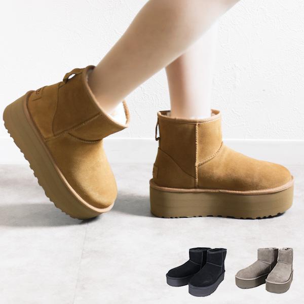UGG アグ Classic Mini Platform ムートンブーツ クラシック ミニ  