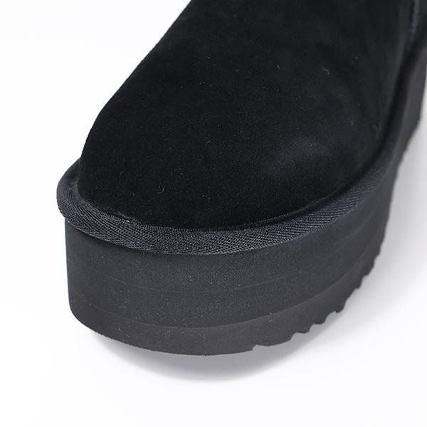 UGG アグ Classic Mini Platform ムートンブーツ クラシック ミニ プラットフォーム ショートブーツ スウェード 厚底 1134991｜lag-onlinestore｜08