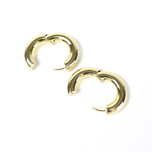 TOM WOOD トムウッド Chunky Hoops Medium Earrings Gold チャン TOM WOOD トムウッド Chunky Hoops Medium Earrings Gold チャン