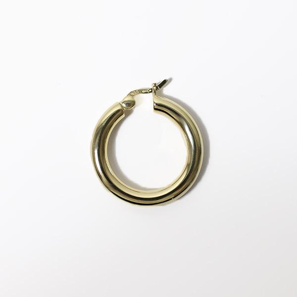 TOM WOOD（トムウッド） Classic Hoops Thick Medium Earrings Gold