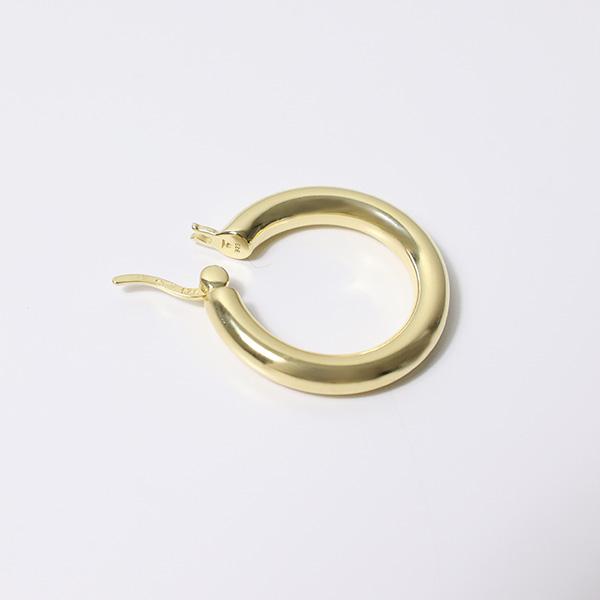 TOM WOOD（トムウッド） Classic Hoops Thick Medium Earrings Gold