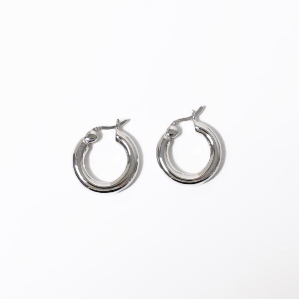 TOM WOOD トムウッド Classic Hoops Thick Small Earrings