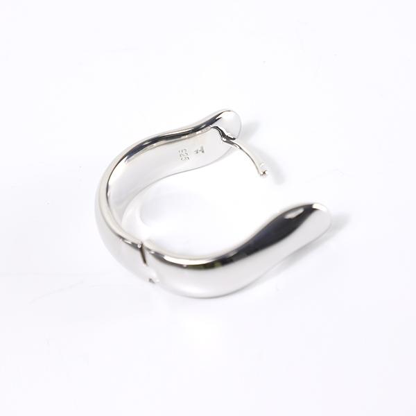 TOM WOOD フープピアス シルバー925 両耳用 TOM WOOD（トムウッド） Oyster Hoops Large Earrings オイスター