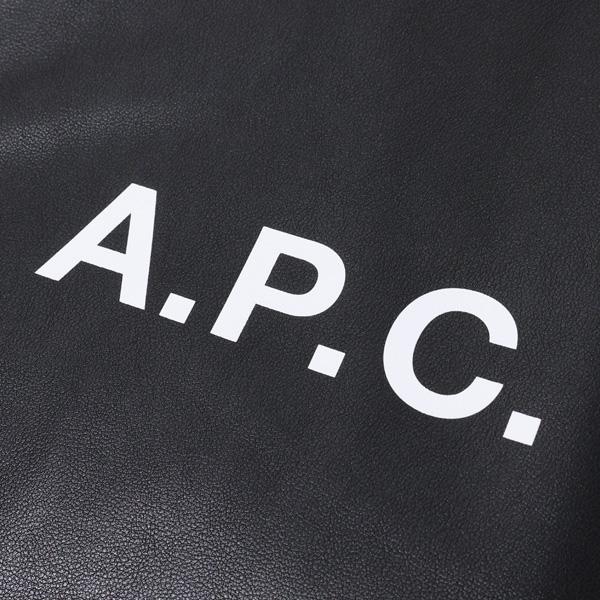 A.P.C. アーペーセー LOGO TOTE NINON SMALL トートバッグ ロゴトート ニノン スモール A4 メンズ PUAAT-M61861の画像