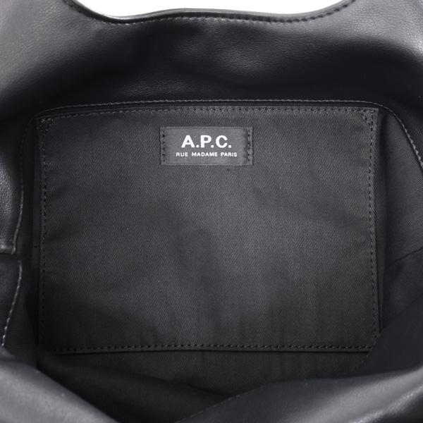 A.P.C. アーペーセー LOGO TOTE NINON SMALL トートバッグ ロゴトート ニノン スモール A4 メンズ PUAAT-M61861の画像