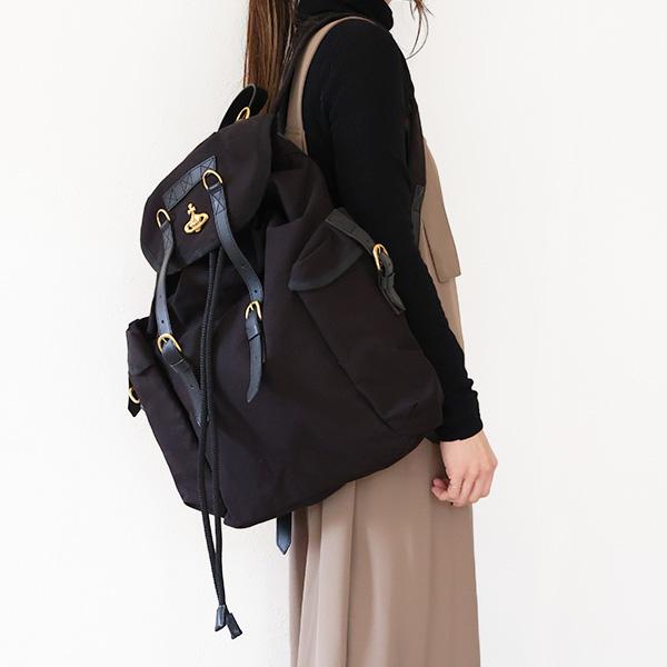 ヴィヴィアンウエストウッド HIGHLAND BACKPACK リュックサック バックパック コットン 鞄 真鍮 レディース 43010072 W00IW｜lag-onlinestore｜10