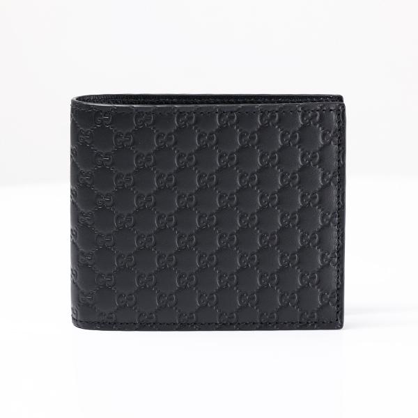 GUCCI グッチ GUCCI SSIMA Bi-Fold Wallet 折りたたみ財布 二つ折り財布 コンパクト 本革 レザー メンズ 260987 BMJ1N｜lag-onlinestore｜02