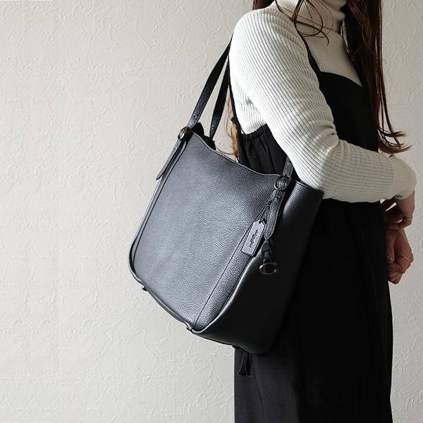 COACH Coach コーチ ALANA Tote Bag トートバッグ 鞄 レザー 本