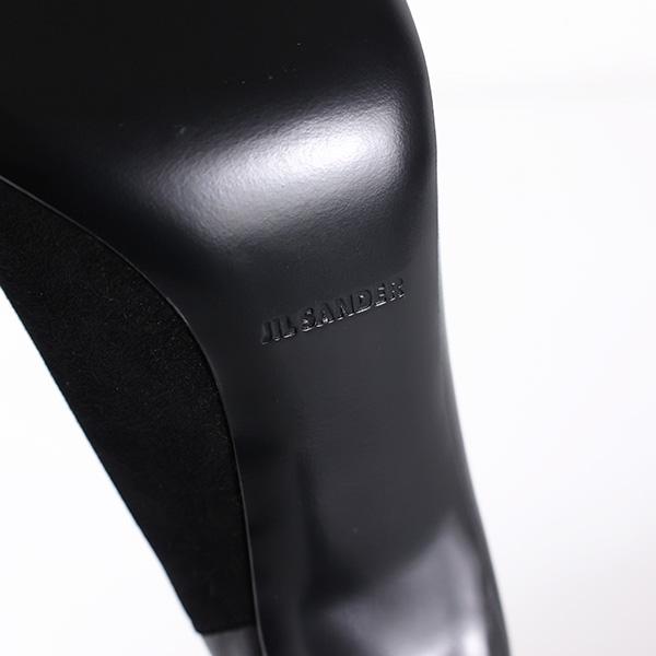 JIL SANDER サンダル ミュール ツイスト レザー クリーム 36 119542.jpg