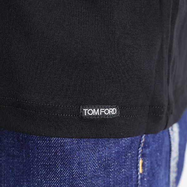 TOM FORD トムフォード COTTON CREWNECK T-SHIRT Tシャツ 半袖 クルーネック コットン レギュラーフィット コットン ロゴ メンズ T4M08 1040｜lag-onlinestore｜12