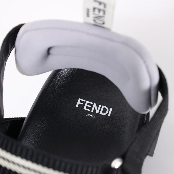 FENDI フェンディ FENDI KIDS FF LOGO SANDALS サンダル スポーツサンダル モノグラム柄 キッズ 大人もOK JMR437 AJZE/JMR437 AQ7/の画像
