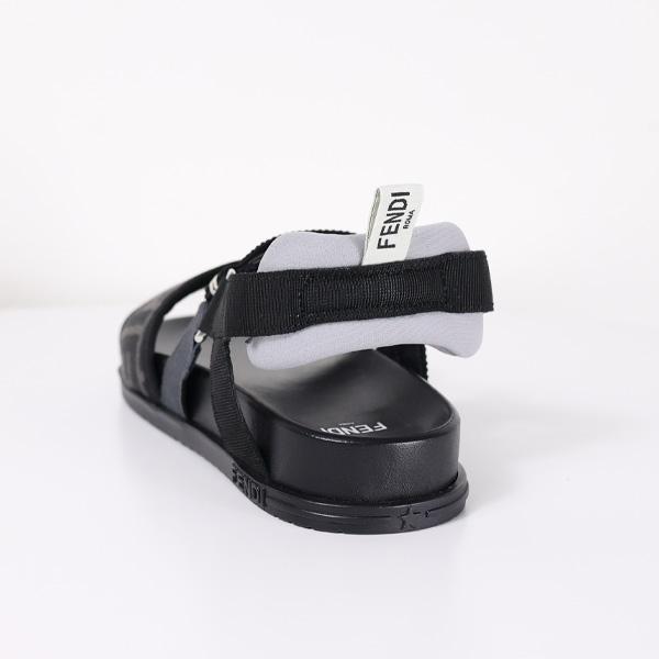 FENDI フェンディ FENDI KIDS FF LOGO SANDALS サンダル スポーツサンダル モノグラム柄 キッズ 大人もOK JMR437 AJZE/JMR437 AQ7/の画像