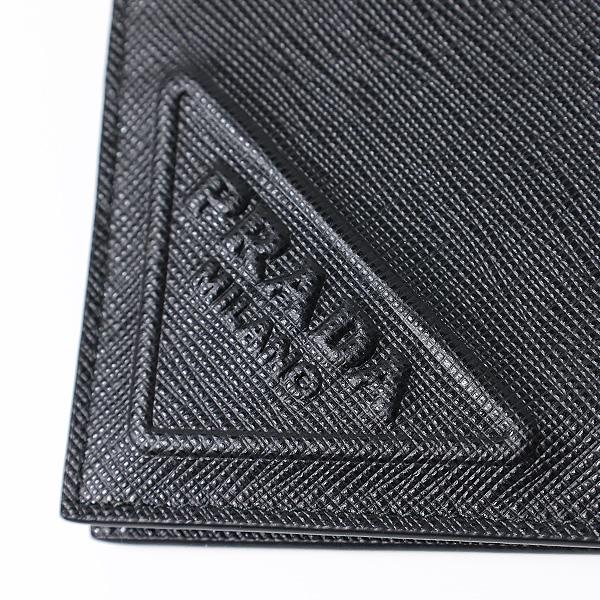 PRADA（プラダ） 二つ折り財布 折りたたみ財布 ミニ財布 小銭入れなし