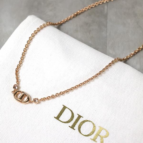 DIOR ネックレス　付属品完備 Christian Dior（クリスチャン・ディオール） Dior ディオール CD NAVY