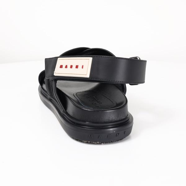 MARNI マルニ Fussbett Shoe サンダル レザー 靴 ロゴ レディース FBMS016401 P6392の画像