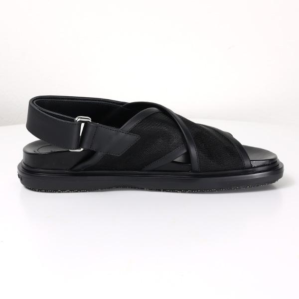 MARNI マルニ Fussbett Shoe サンダル レザー 靴 ロゴ レディース FBMS016401 P6392の画像