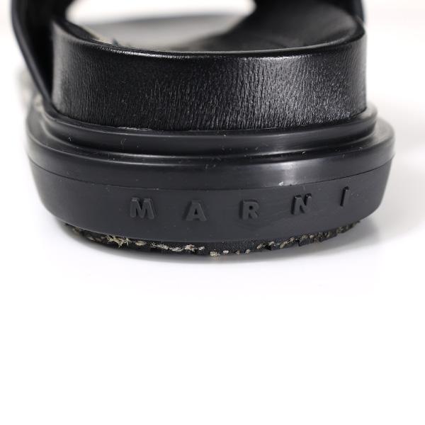MARNI マルニ Fussbett Shoe サンダル レザー 靴 ロゴ レディース FBMS016401 P6392の画像