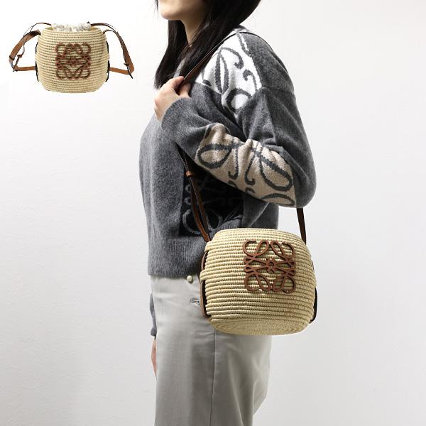 【美品】LOEWE ロエベ ビーハイブ バスケットバッグ かごバッグ ラフィア LOEWE（ロエベ） BEEHIVE BASKET BAG バスケットバッグ ショルダー