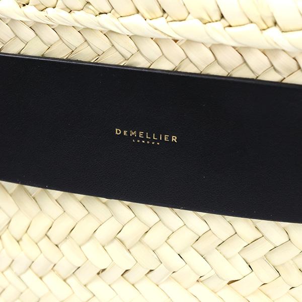 DEMELLIER デメリエー Santorini Busket Bag D91 サントリーニ バスケットバッグ カゴバッグ 鞄 肩掛け ラフィア レザー 本革 ロゴ レディース_9