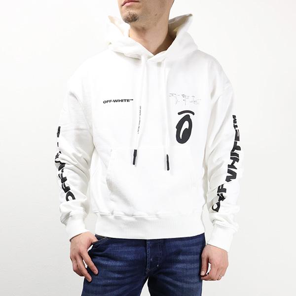 Off-White オフホワイト ABSTRACT SPLIT ARROWS SLIM HOODIE パーカー フーディー プルオーバー 長袖  OMBB037E19D25010｜lag-onlinestore｜02