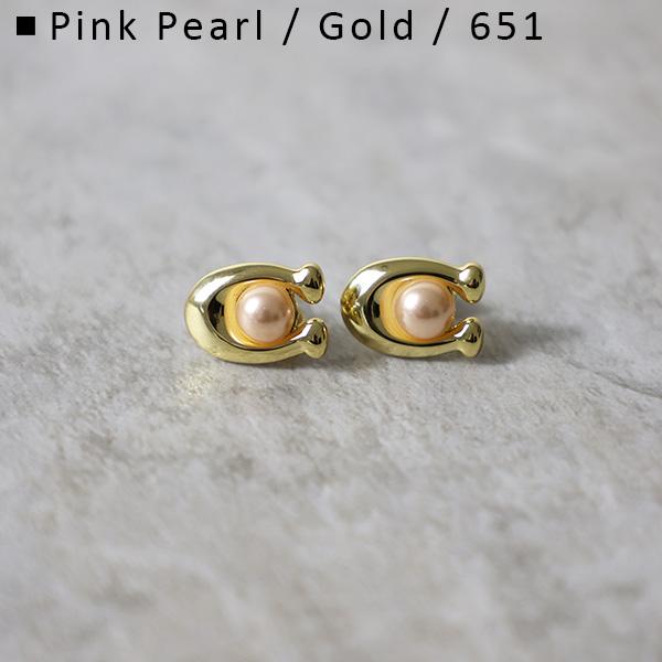 COACH（コーチ） Signature Pearl Earrings 37341922 ピアス スタッド 