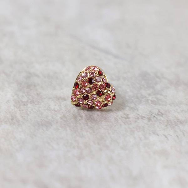 COACH（コーチ） Pave Heart Stud Earrings 37460456 ピアス 両耳用