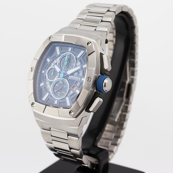 BRERA MILANO ブレラ ミラノ スーパースポルティーボ トノー クォーツ クロノグラフ 腕時計 防水 正規品 メンズ BMSSTNQC4103-BRCの画像