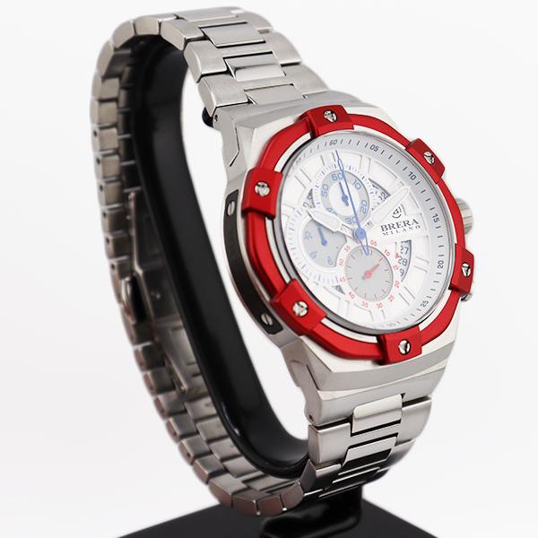 BRERA MILANO ブレラ ミラノ スーパースポルティーボ エヴォ クォーツ クロノグラフ 腕時計 防水 正規品 メンズ BMSSQC4505E-BRCの画像