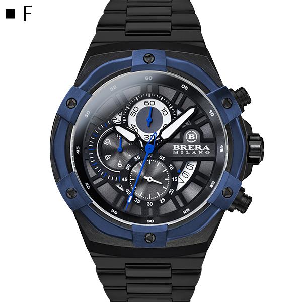 BRERA MILANO ブレラ ミラノ スーパースポルティーボ エヴォ クォーツ クロノグラフ 腕時計 防水 正規品 メンズ BMSSQC4505E-BRCの画像