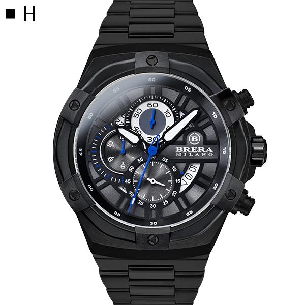 BRERA MILANO ブレラ ミラノ スーパースポルティーボ エヴォ クォーツ クロノグラフ 腕時計 防水 正規品 メンズ BMSSQC4505E-BRCの画像