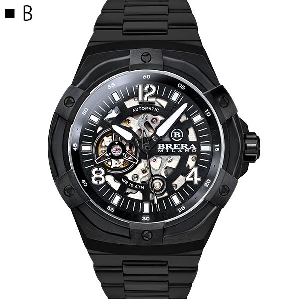BRERA MILANO ブレラ ミラノ スーパースポルティーボ エヴォ オートマティック 腕時計 防水 正規品 メンズ BMSSAS4503C-BRCの画像