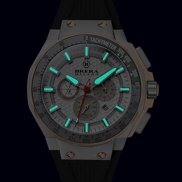BRERA MILANO ブレラ ミラノ グランツーリスモ GT2 クォーツ クロノグラフ 腕時計 防水 正規品 メンズ BMGTQC4506Aの画像