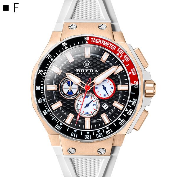 BRERA MILANO ブレラ ミラノ グランツーリスモ GT2 クォーツ クロノグラフ 腕時計 防水 正規品 メンズ BMGTQC4506Aの画像