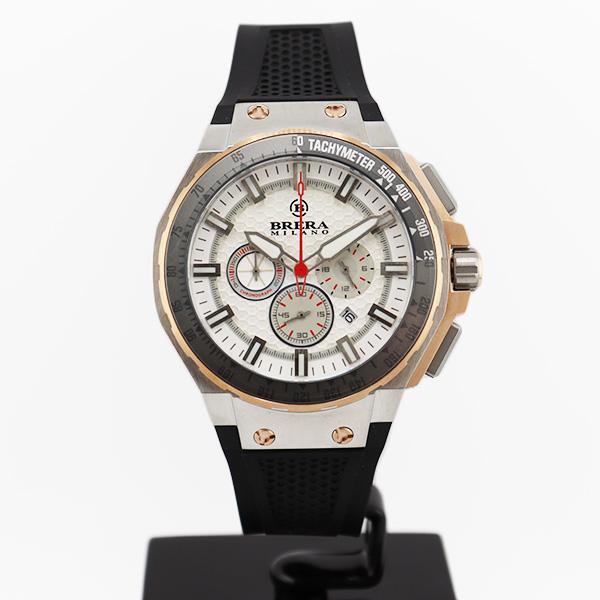 BRERA MILANO ブレラ ミラノ グランツーリスモ GT2 クォーツ クロノグラフ 腕時計 防水 正規品 メンズ BMGTQC4506Aの画像