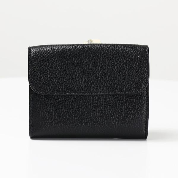 美品 箱付き クロエ アルファベット 三つ折り財布 小銭入れ  カード クロエ Chloe 財布 三つ折り財布 折りたたみ財布 コンパクト
