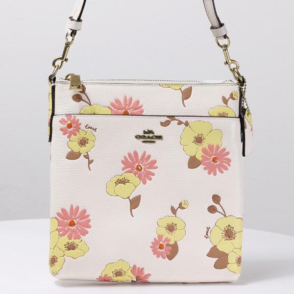 COACH Coach コーチ Floral Print Kitt Crossbody Bag C9020