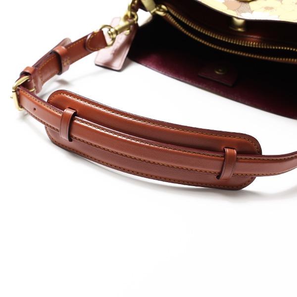 COACH（コーチ） Floral Print Willow Backet Bag C9722 バスケット