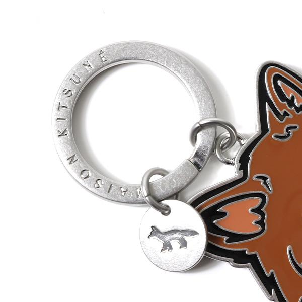 MAISON KITSUNE（メゾン キツネ） Bold Fox Head Keyring キーリング